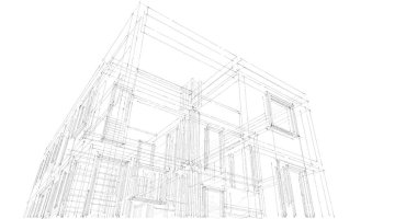 Geometrik mimari binalar tasarımı