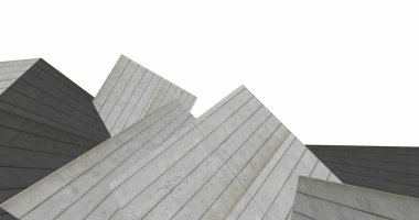 minimal geometrik şekiller, mimari çizgiler