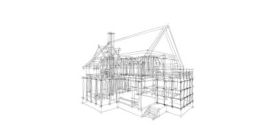 minimal geometrik şekiller, mimari çizgiler