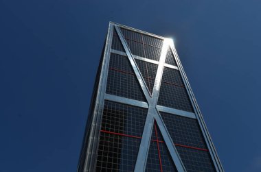 Arkaplanda mimari bina 3d illüstrasyon