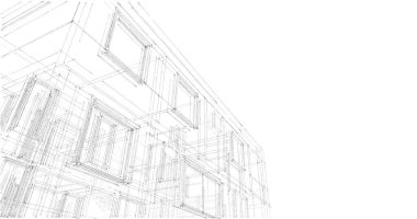 Geometrik mimari binalar tasarımı