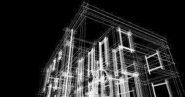 Geometrik mimari binalar tasarımı