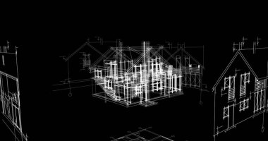 minimal geometrik şekiller, mimari çizgiler
