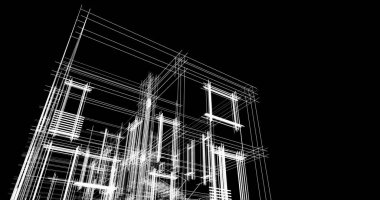 Geometrik mimari binalar tasarımı