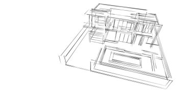 Geometrik mimari binalar tasarımı