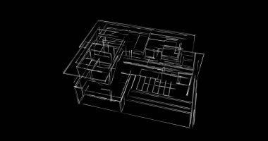 minimal geometrik şekiller, mimari çizgiler