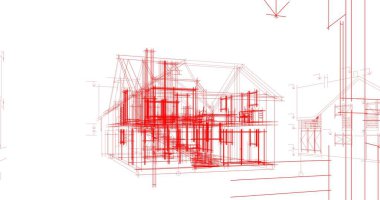 minimal geometrik şekiller, mimari çizgiler