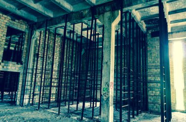 mimari sanat konsepti, minimum geometrik şekiller. 