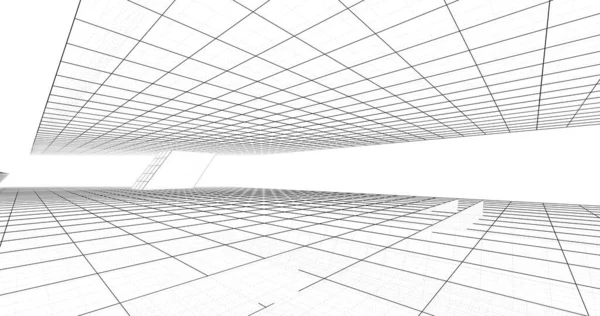 Абстрактный Архитектурный Дизайн Обоев Цифровой Концепт Фон — стоковое фото