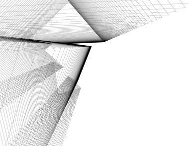 minimal geometrik şekiller, mimari çizgiler