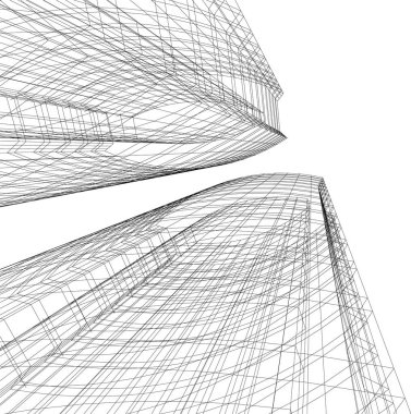 minimal geometrik şekiller, mimari çizgiler