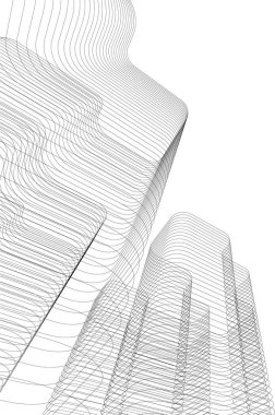 minimal geometrik şekiller, mimari çizgiler