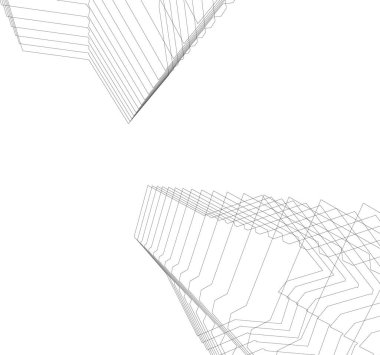 minimal geometrik şekiller, mimari çizgiler