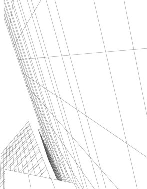 minimal geometrik şekiller, mimari çizgiler