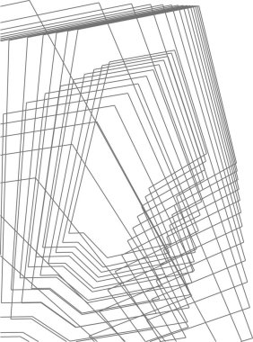 minimal geometrik şekiller, mimari çizgiler
