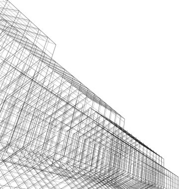 minimal geometrik şekiller, mimari çizgiler