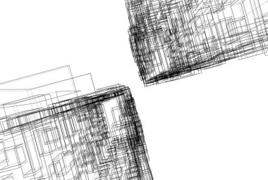 minimal geometrik şekiller, mimari çizgiler