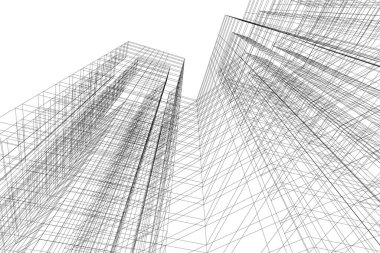 minimal geometrik şekiller, mimari çizgiler