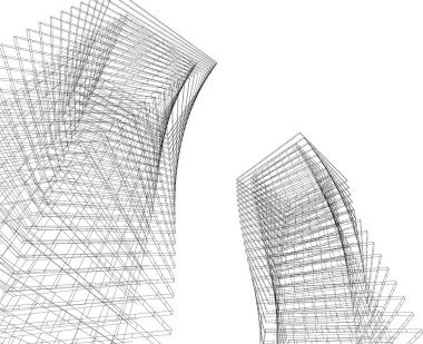 minimal geometrik şekiller, mimari çizgiler