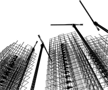 minimal geometrik şekiller, mimari çizgiler