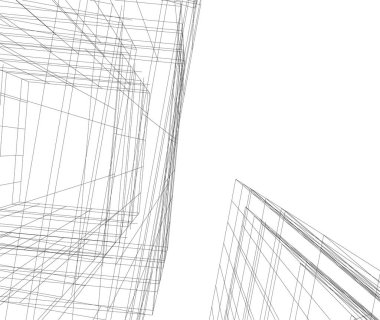 minimal geometrik şekiller, mimari çizgiler