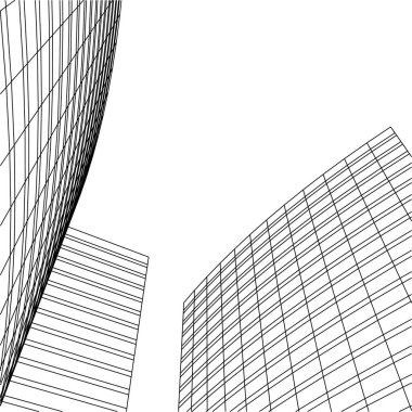 minimal geometrik şekiller, mimari çizgiler