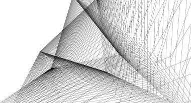 minimal geometrik şekiller, mimari çizgiler