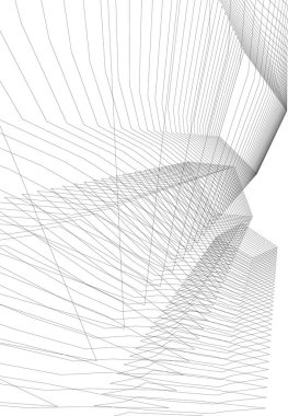 minimal geometrik şekiller, mimari çizgiler