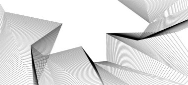 minimal geometrik şekiller, mimari çizgiler