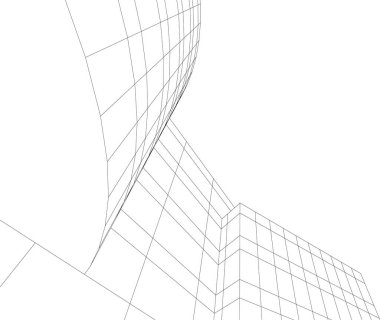 minimal geometrik şekiller, mimari çizgiler