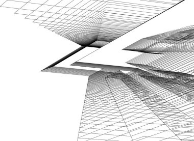 minimal geometrik şekiller, mimari çizgiler