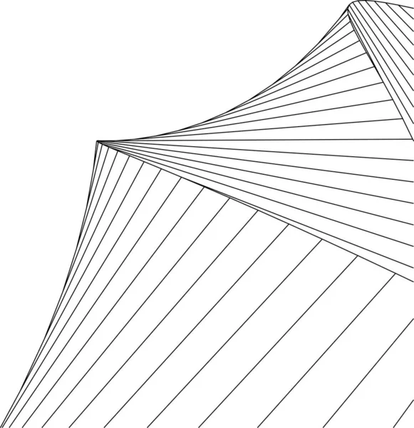 Minimale Geometrische Vormen Architectonische Lijnen — Stockvector