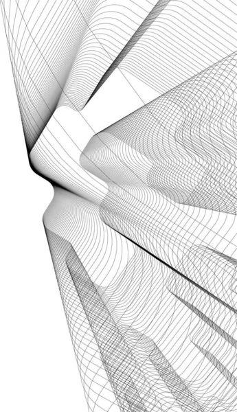 Formas Geométricas Mínimas Líneas Arquitectónicas — Archivo Imágenes Vectoriales