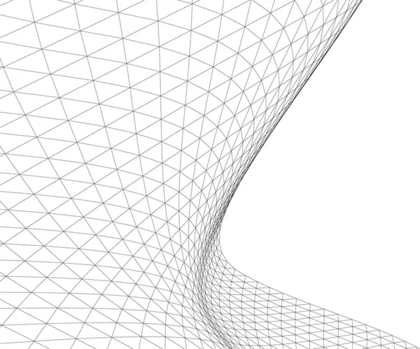 Formes Géométriques Minimales Lignes Architecturales — Image vectorielle