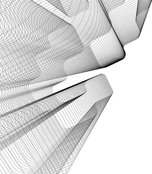 Formas Geométricas Mínimas Líneas Arquitectónicas — Archivo Imágenes Vectoriales