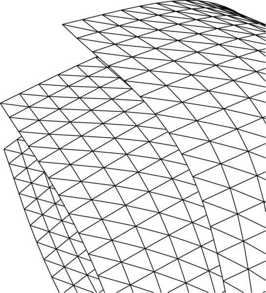 Formas Geométricas Mínimas Linhas Arquitetônicas —  Vetores de Stock