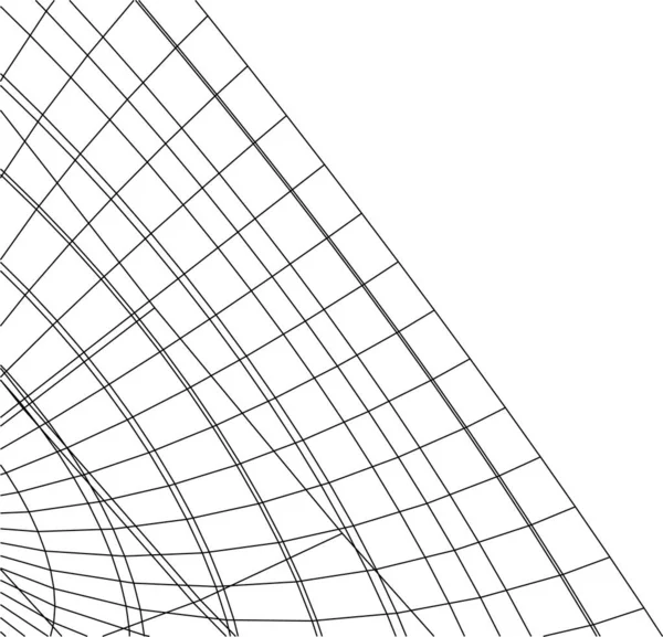 Formas Geométricas Mínimas Líneas Arquitectónicas — Archivo Imágenes Vectoriales