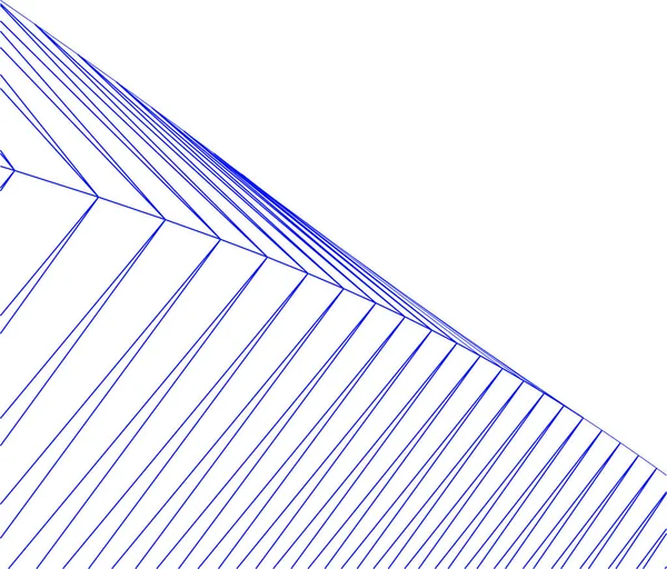 Formas Geométricas Mínimas Líneas Arquitectónicas — Vector de stock