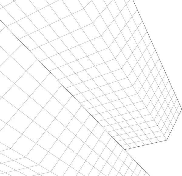 Formas Geométricas Mínimas Linhas Arquitetônicas —  Vetores de Stock