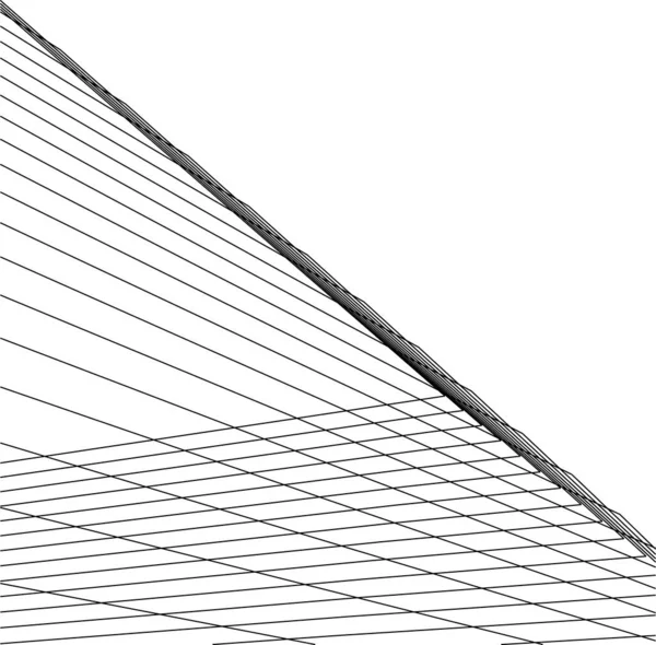 Мінімальні Геометричні Форми Архітектурні Лінії — стоковий вектор