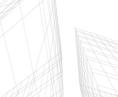 minimal geometrik şekiller, mimari çizgiler