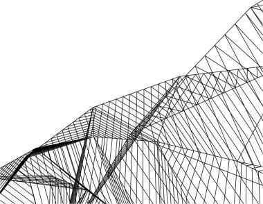 minimal geometrik şekiller, mimari çizgiler