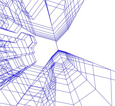 minimal geometrik şekiller, mimari çizgiler