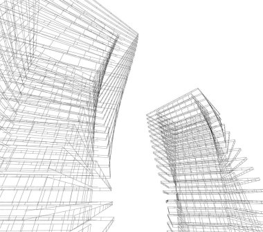 minimal geometrik şekiller, mimari çizgiler