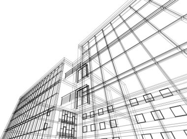 minimal geometrik şekiller, mimari çizgiler