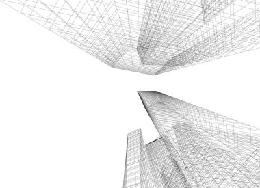 minimal geometrik şekiller, mimari çizgiler