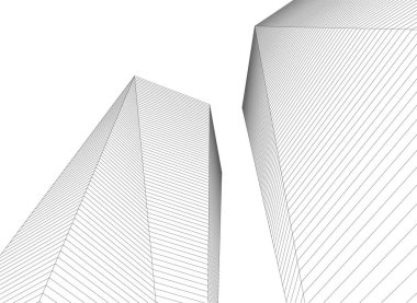 minimal geometrik şekiller, mimari çizgiler