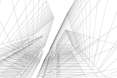 minimal geometrik şekiller, mimari çizgiler