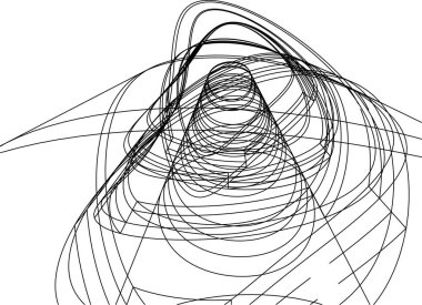 Arkaplanda mimari bina 3d illüstrasyon