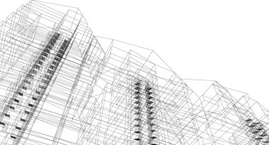 minimal geometrik şekiller, mimari çizgiler